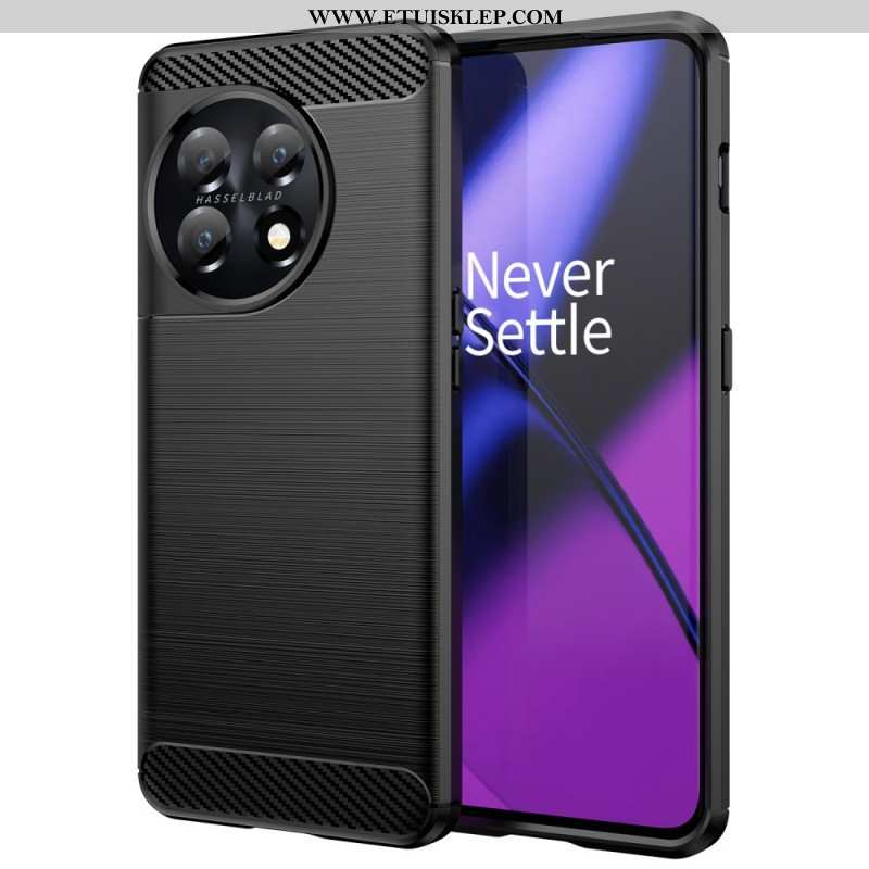 Futerały do OnePlus 11 5G Szczotkowane Włókno Węglowe